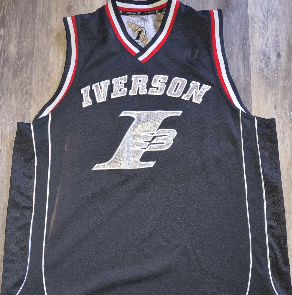 Reebok Black and White Men's Jersey